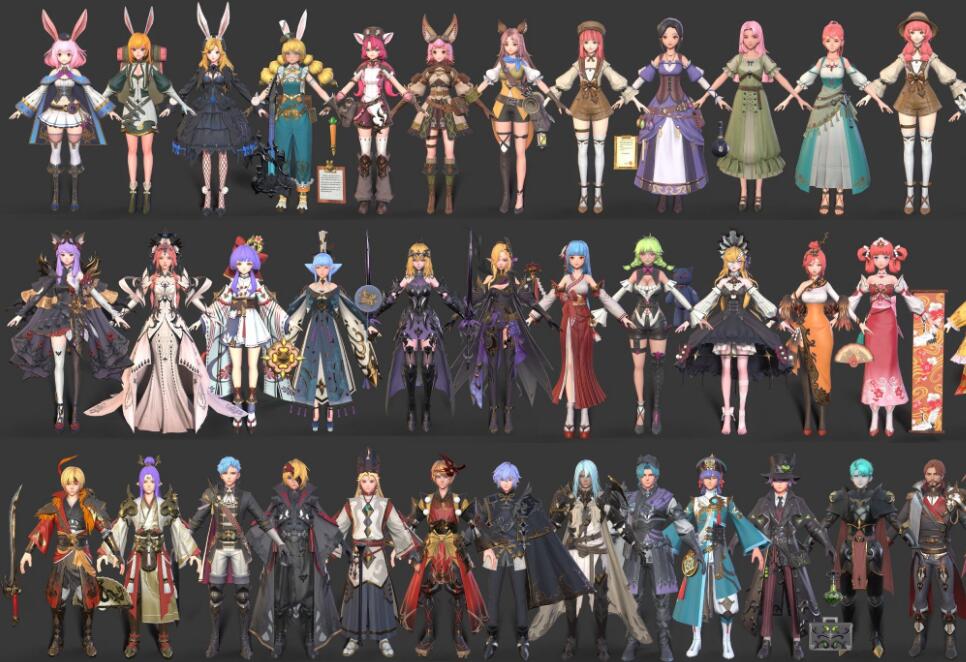 七骑士革命 NPC 模型合集 带动作
