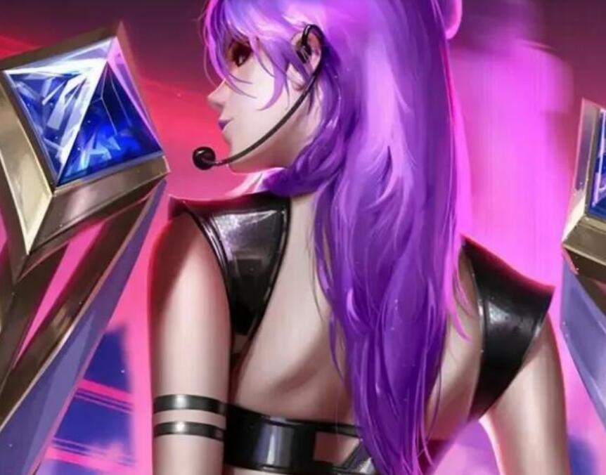 kda女团画师-卡莎-百度云动漫资源图