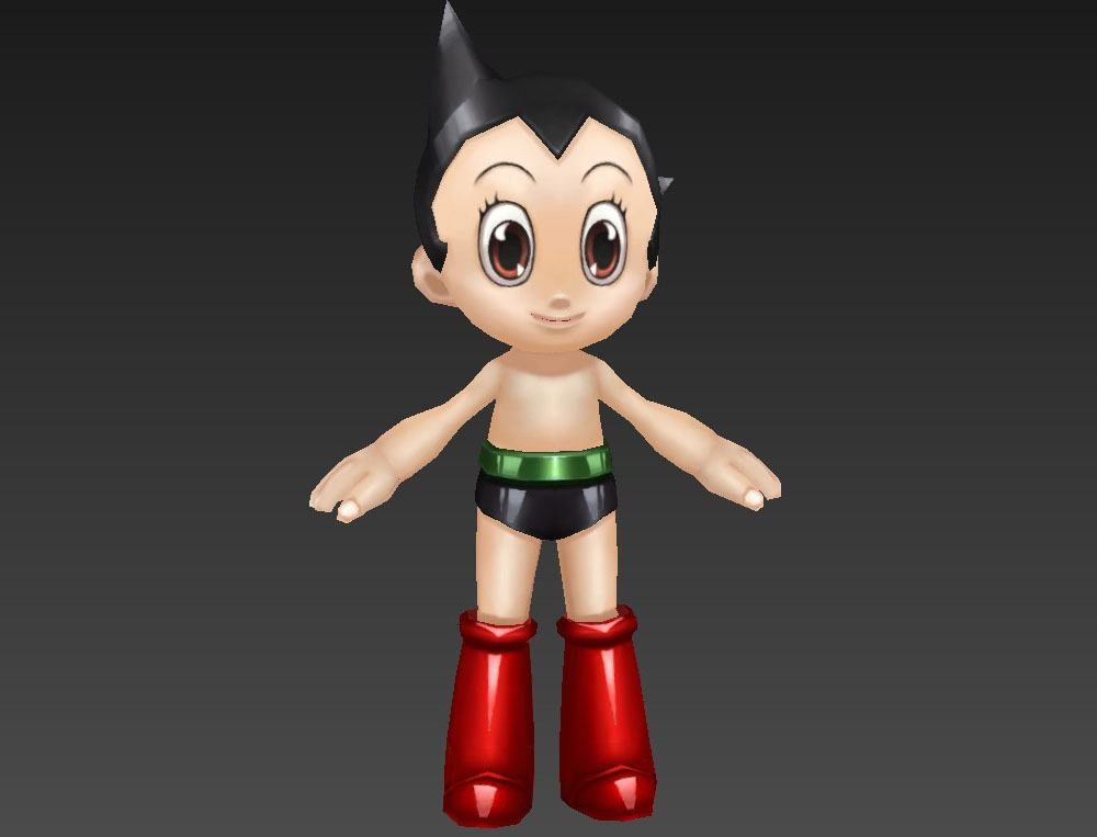 Q版动漫乱斗3D模型