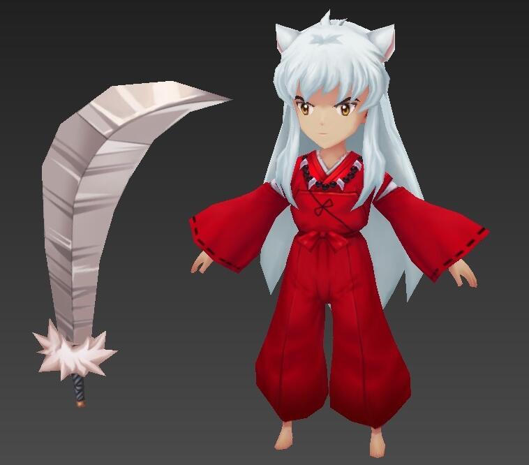 Q版动漫乱斗3D模型