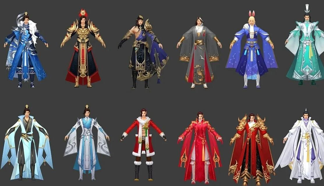 高质量古风 仙侠 武侠游戏模型