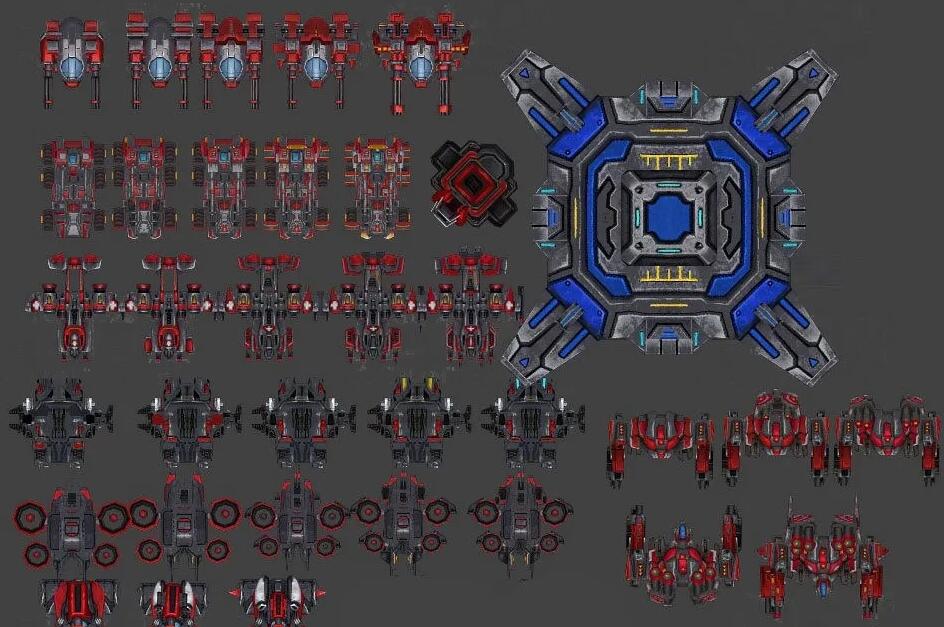 【星际来袭】全套科幻角色战舰 飞行器 机器人3D模型下载