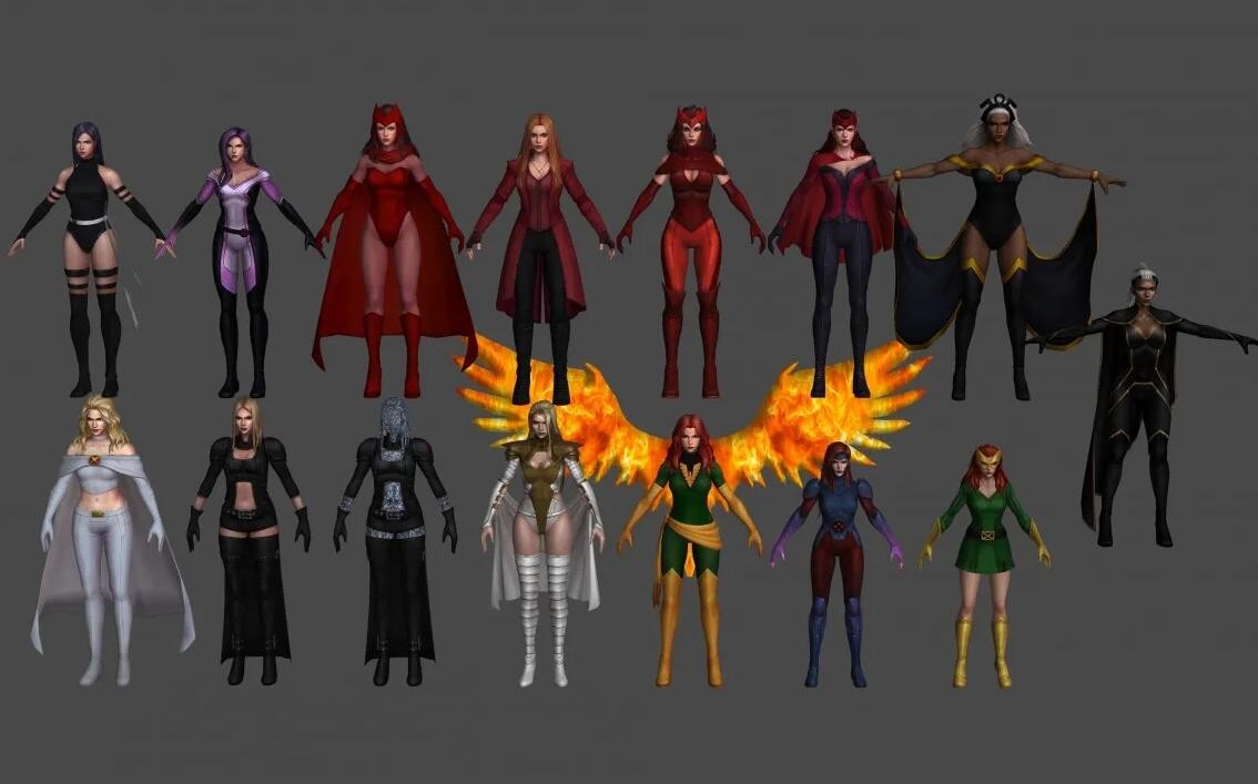 未来格斗 X战警 女英雄合集