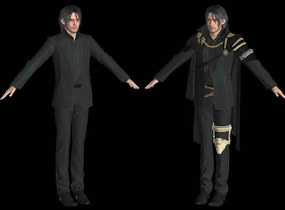 最终幻想15 Final Fantasy XV 角色 怪物 武器 载具3D模型合集