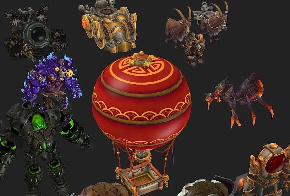 魔兽世界3D游戏模型