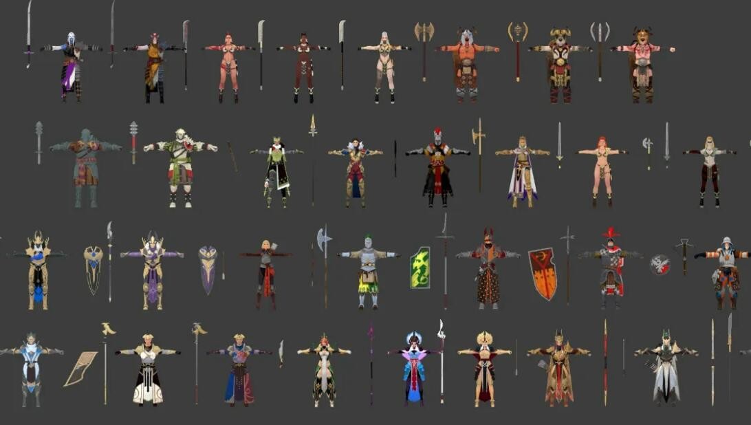 【突袭：影子传说 RAID】欧美 魔幻 RPG PBR 全角色 全场景全动画