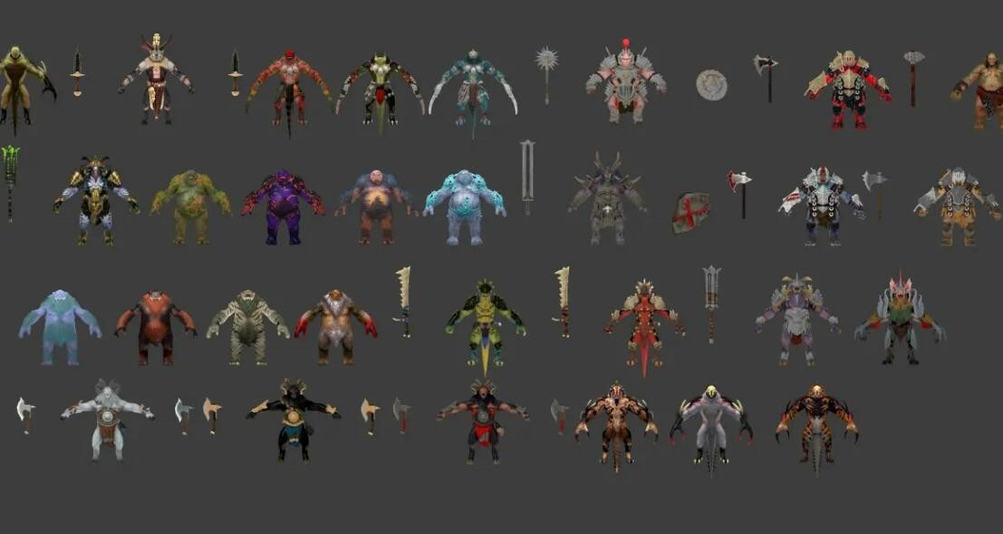 【突袭：影子传说 RAID】欧美 魔幻 RPG PBR 全角色 全场景全动画