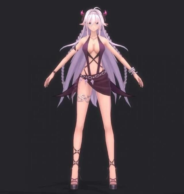 Aura Kingdom灵气王国 Q版游戏角色3D模型
