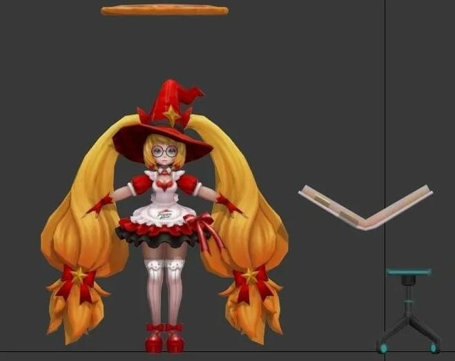 王者荣耀 新皮肤3D模型