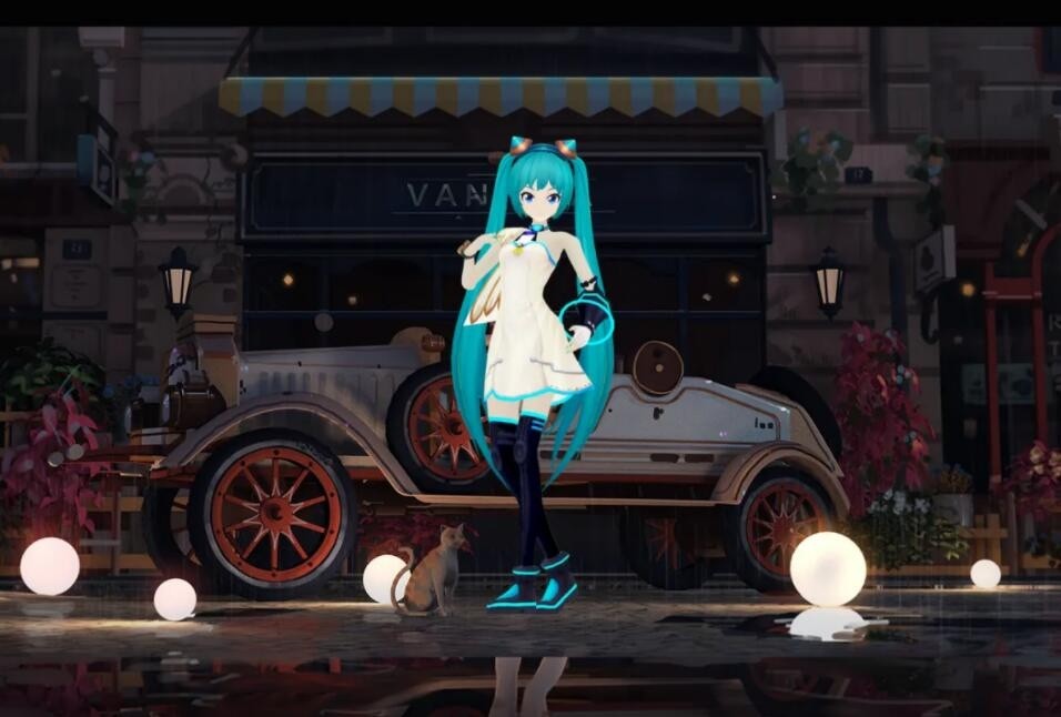 初音未来白色礼服模型