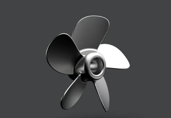 船的螺旋桨叶3D模型