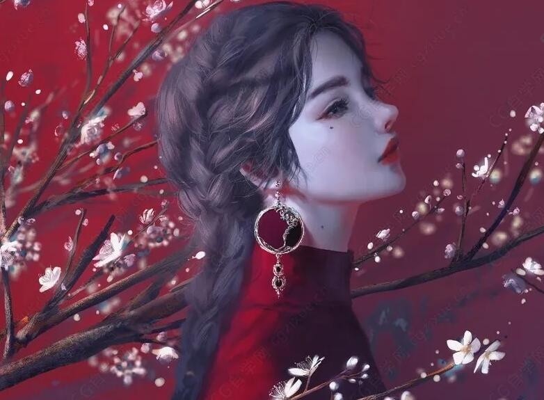 Nixeu画师21年2月魅力十足的6K纯净CG原画