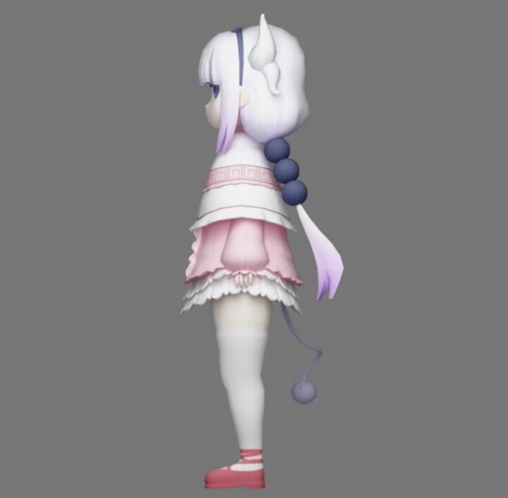 小林家的龙女仆 康娜3D模型