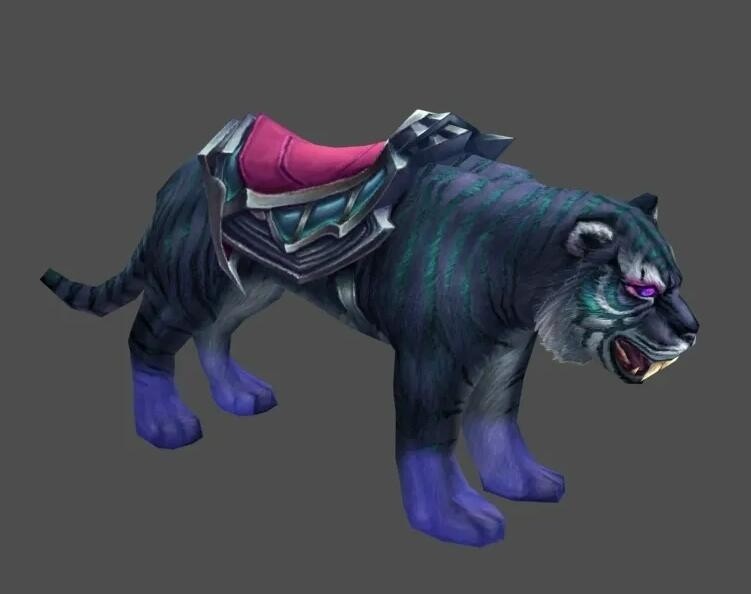 传奇风格仙魔老虎3D模型