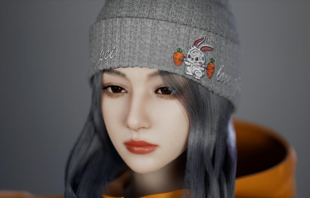 漂亮的妹子模型作品