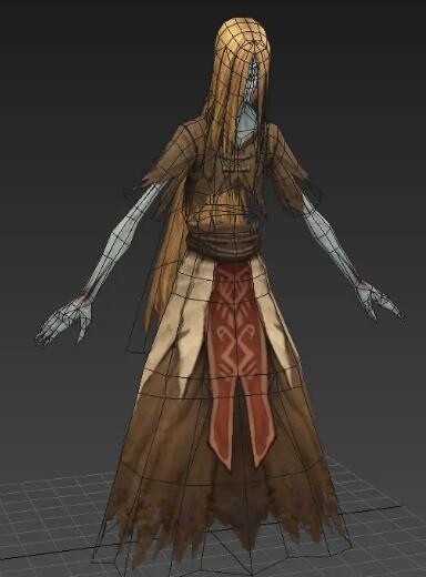 女巫3D模型下载