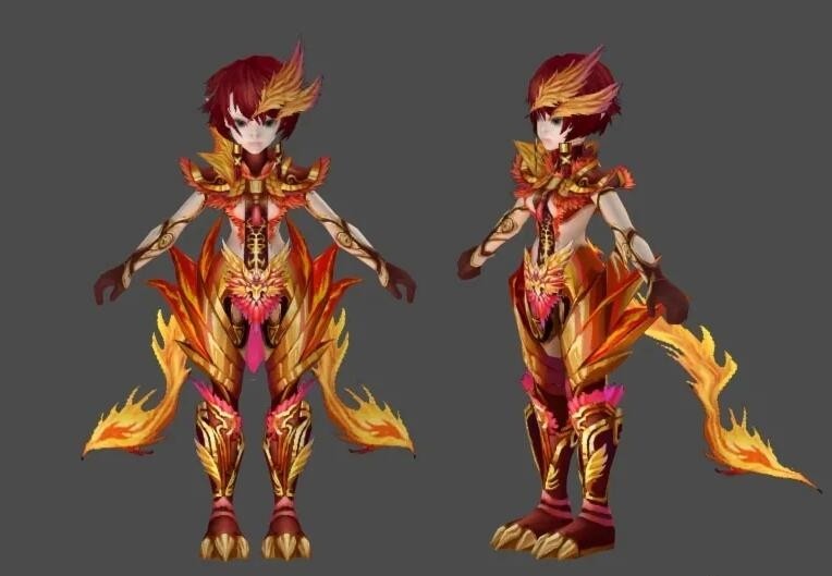 卡通女恶魔猎手3D模型