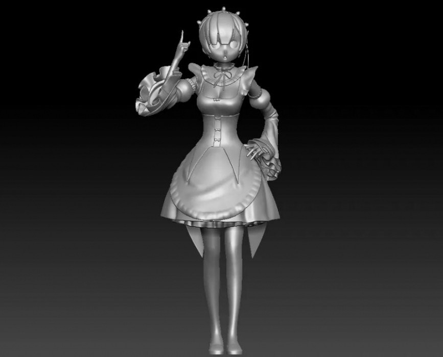 从零开始的异世界—蕾姆3D打印手办