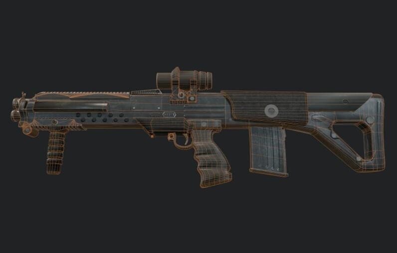 Shotgun Model 弹夹散弹枪（带瞄准镜）