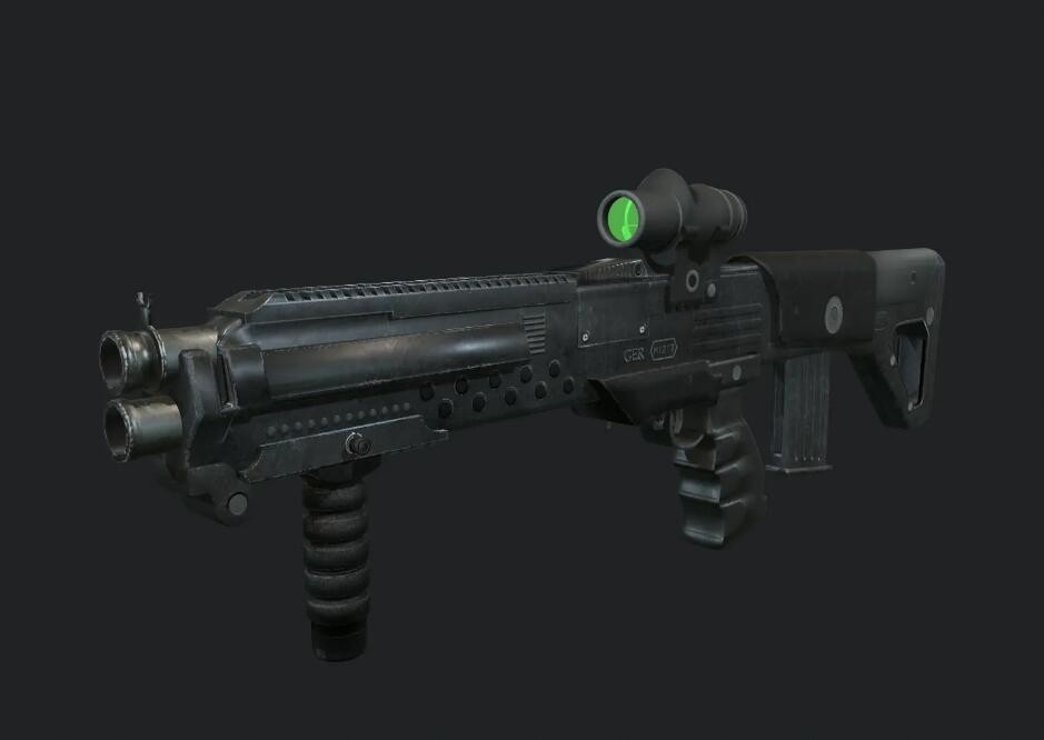 Shotgun Model 弹夹散弹枪（带瞄准镜）