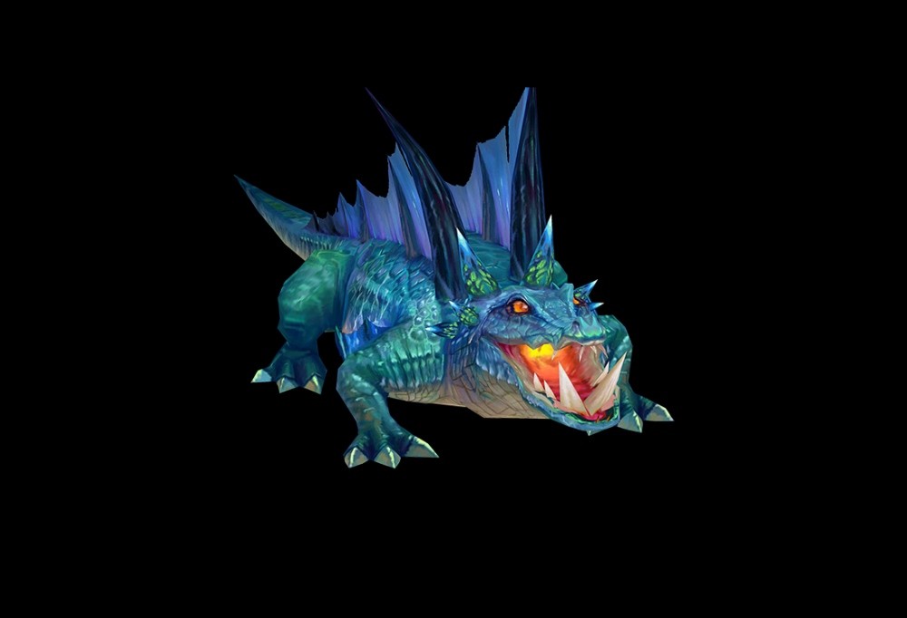 海滩鳄鱼怪3D模型