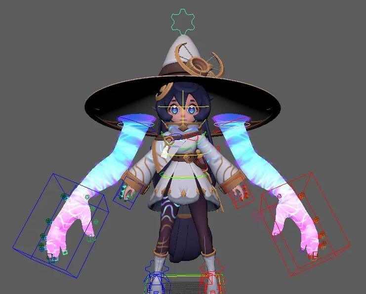 Ystra，the Asrtal Witch—MAYA免费Rig分享