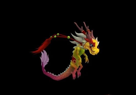 小祥龙宝宝 龙宝宝 有贴图 有动画