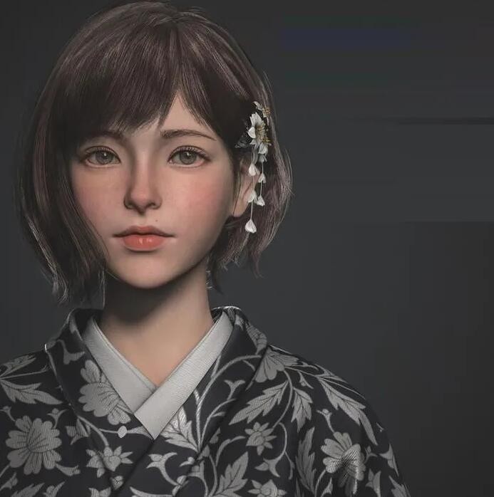 日本和服美女模型