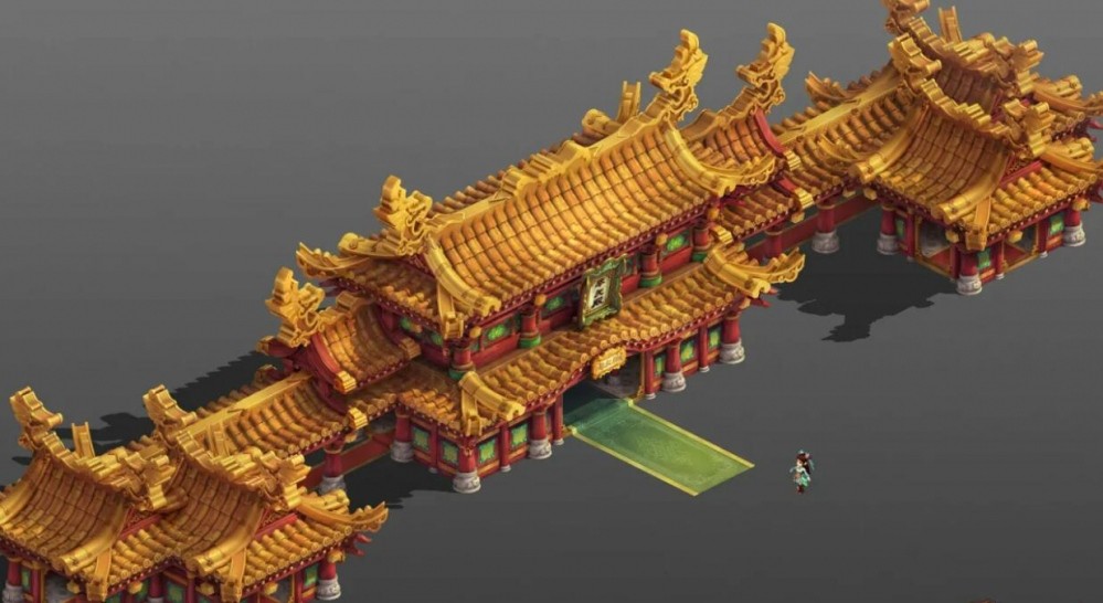 皇城主殿MAYA模型含贴图