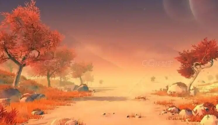 Unity3D 卡通梦幻小树林外景环境