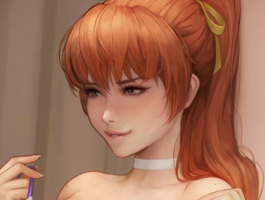 P站画师Kittew22年2月肉感十足的角色CG插画