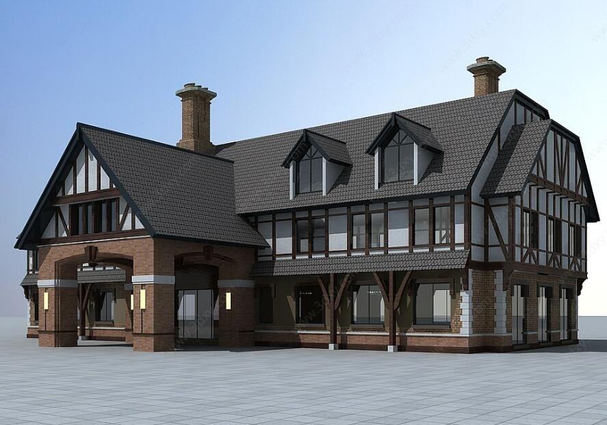 欧式建筑3D模型集合