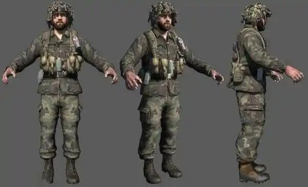 使命召唤9：黑色行动2 角色武器载具3D模型合集