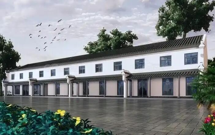 徽派建筑3D场景模型