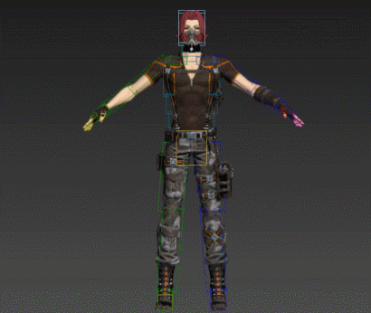 嗜血代码 yakumo模型，有FBX MAX 带T-pose 全贴图