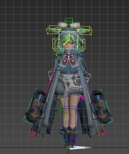 小萝莉走路动作模型