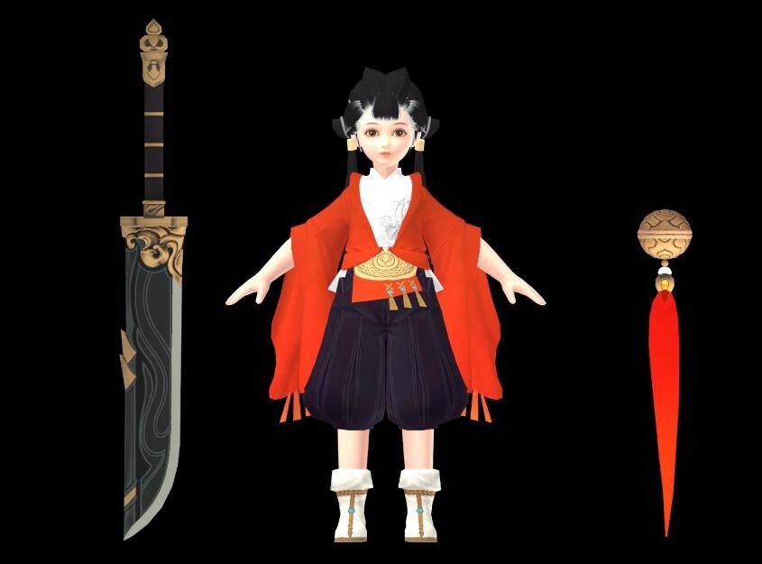  古风 一梦江湖 沧海 萝莉 重武器