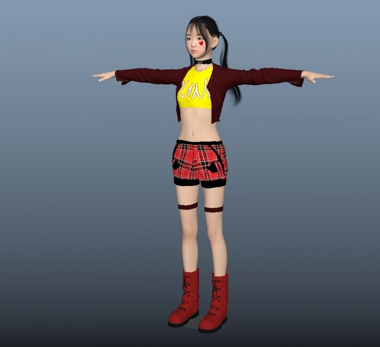 小丑女清纯可爱美女带绑定