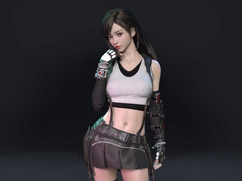 性感的蒂法同人模型 TIFA