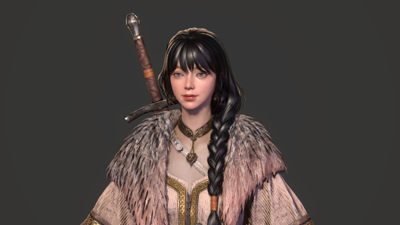 次时代女角色游戏模型