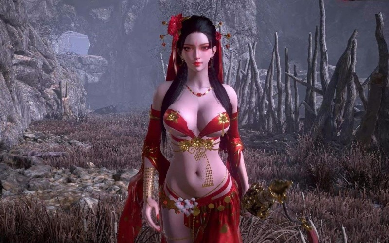 嗜血印 女祭司 模型和 DOA 5 MOD