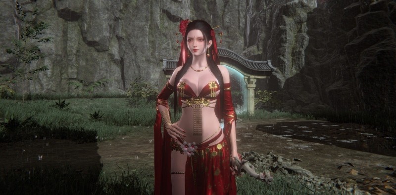 嗜血印 女祭司 模型和 DOA 5 MOD