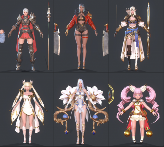 七骑士2 模型合集 魔幻 PBR 次世代带动画