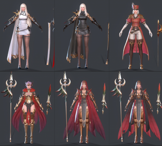七骑士2 模型合集 魔幻 PBR 次世代带动画