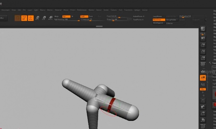 Zbrush训练大师班 动物解剖雕刻完整视频教程