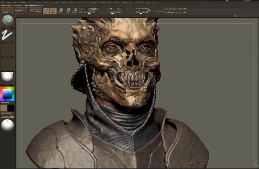 Zbrush 模型雕刻建模教程