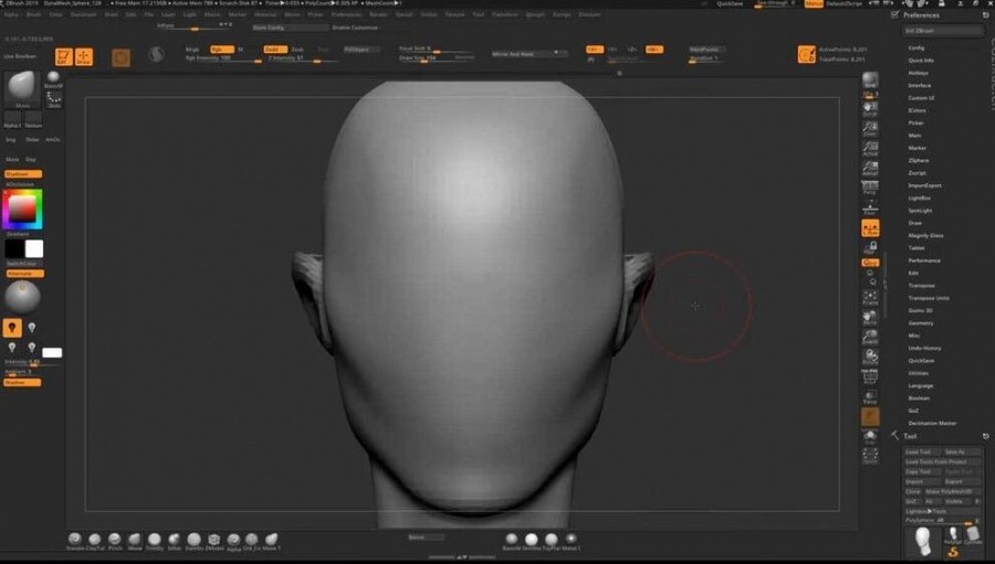 Zbrush游戏女性剑士角色雕刻制作完整流程视频教程