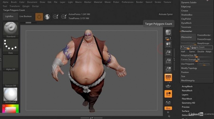 ZBrush高效工作流程技巧视频教程