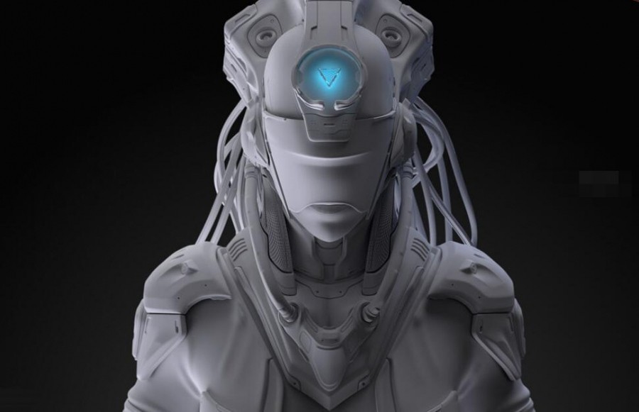 超精细次世代科幻机甲角色C4D与Arnold制作视频教程