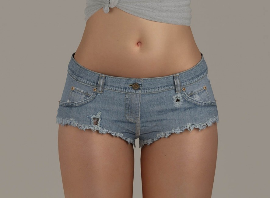 现代性感美女写实人物女人 内衣模特 蕾丝内衣睡衣美女3DMAX模型